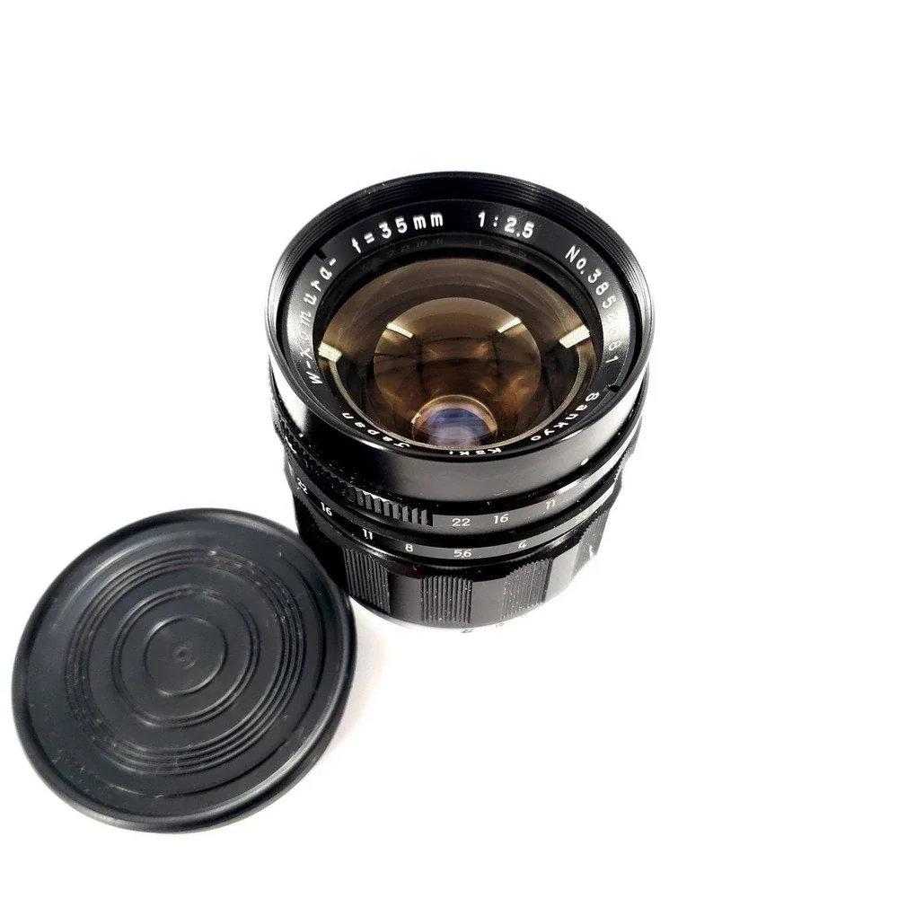 Sankyo Koki W-Xomura 35mm f/2.5 Lens Manual Focus w/ 1 Cap